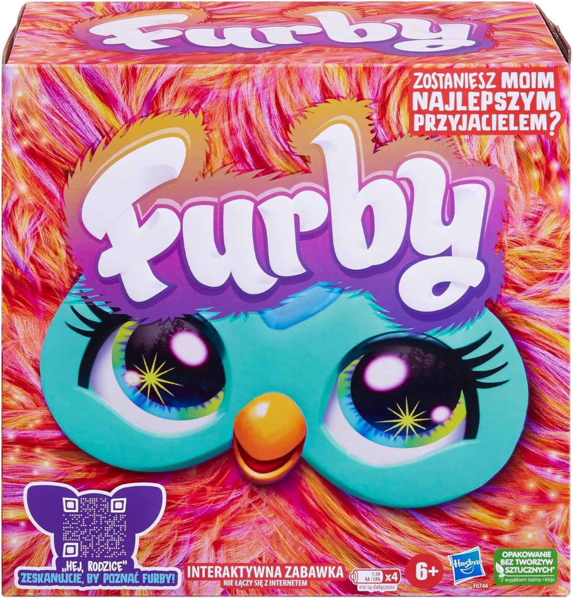 Furby Plush Coral Interactive F6744