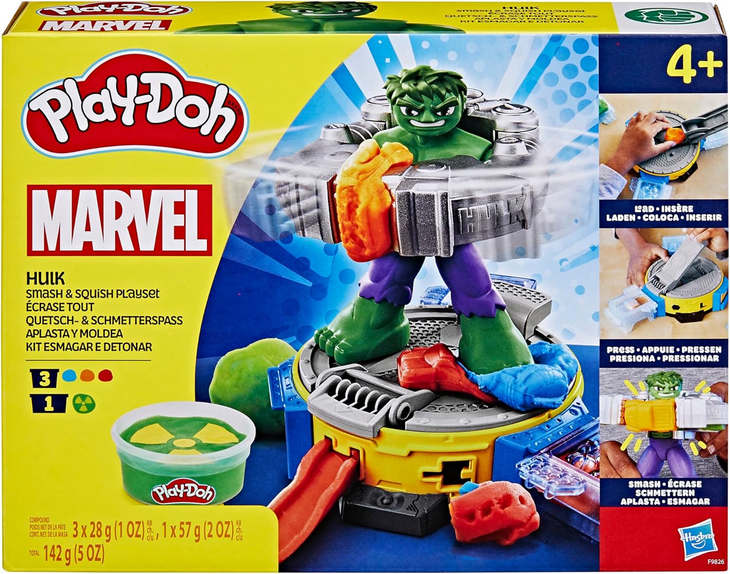 Play-Doh Marvel Hulk Smash &amp; Squish F9826