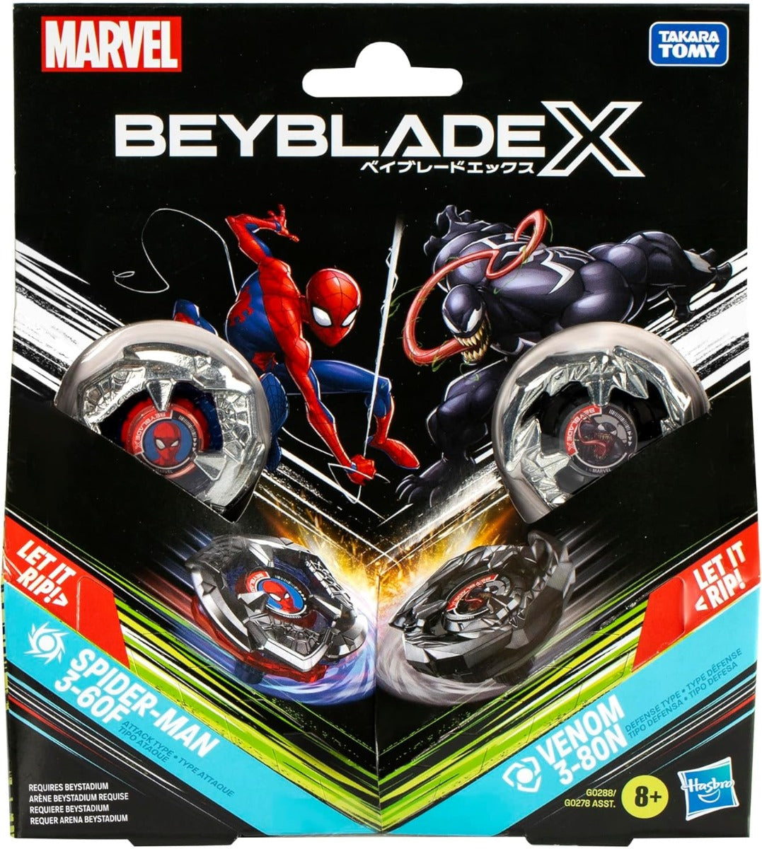 Beyblade X Marvel Collab Spider-Man