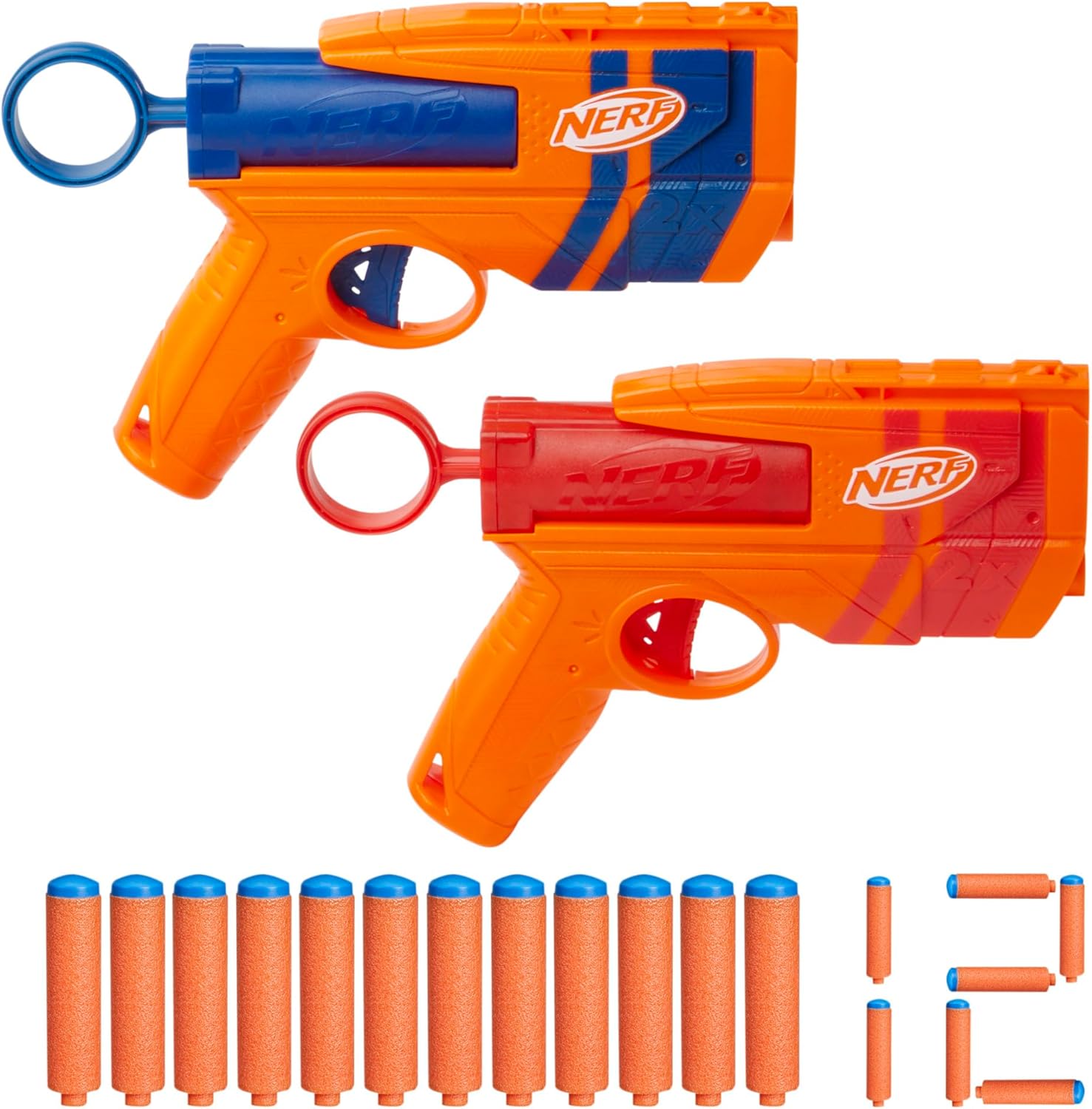 NERF N Series Duo Pack, Incluye 2 lanzadores Ward