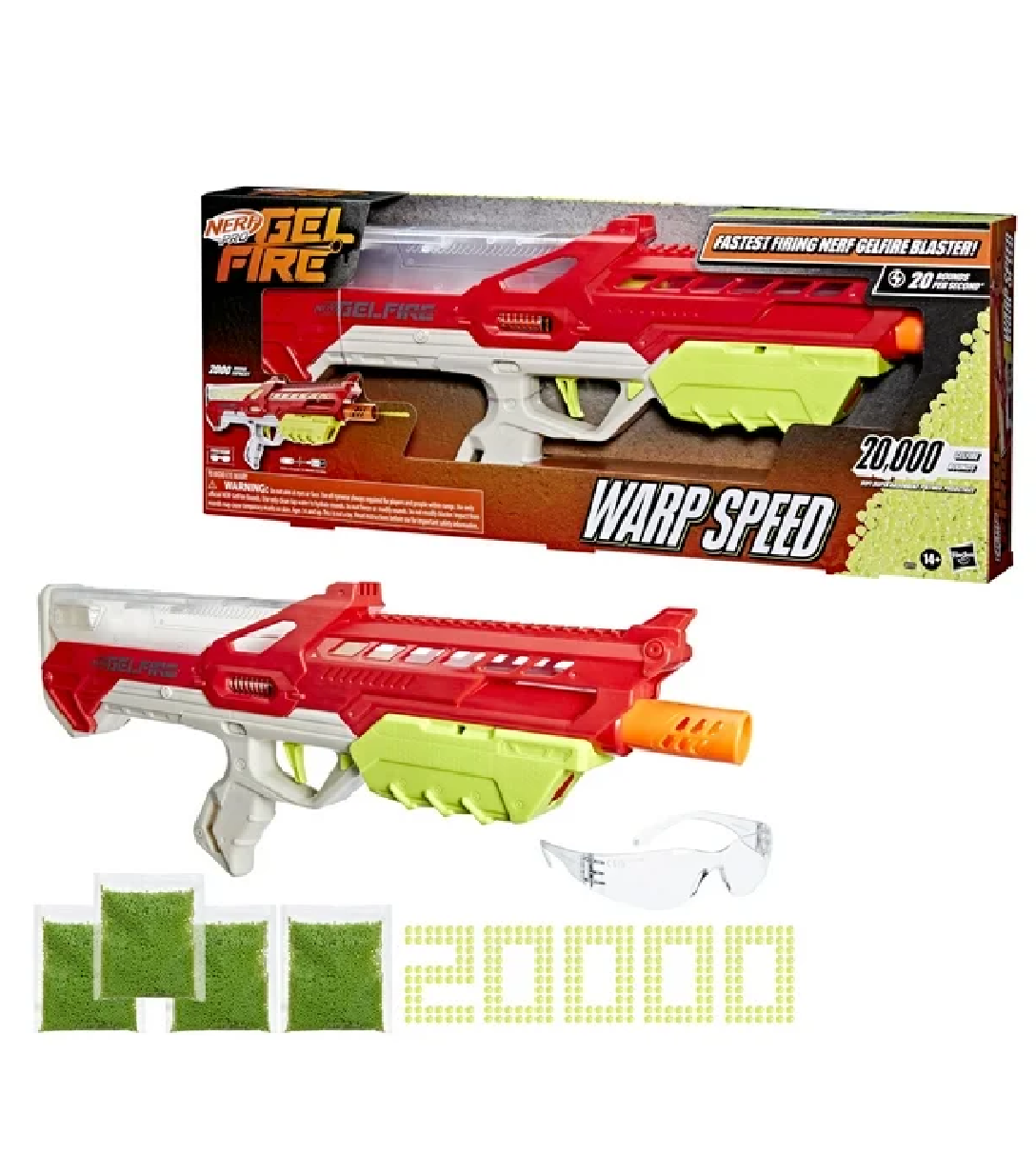 NERF GELFIRE WARP SPEED  G1115