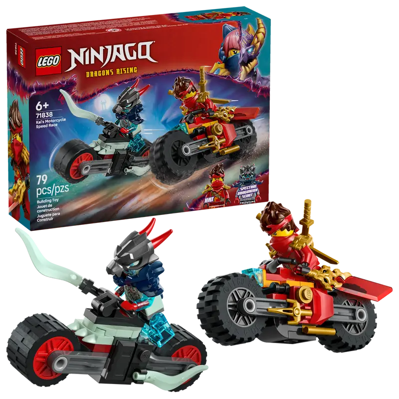 NINJAGO KAI S MOTORCYCLE SPEED RACE 71838