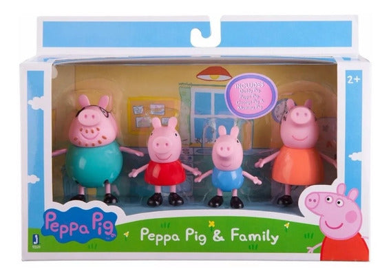 Peppa Pig Paquete de Figuras de acción de la Familia