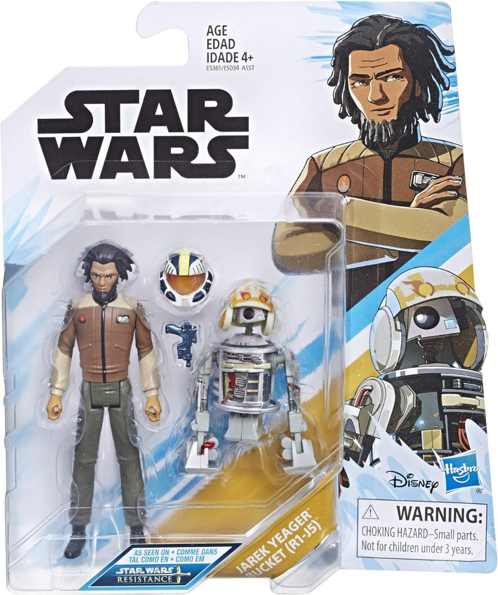 Star Wars Star Wars Resistance Jarek Yeager Animated Figure and Cube