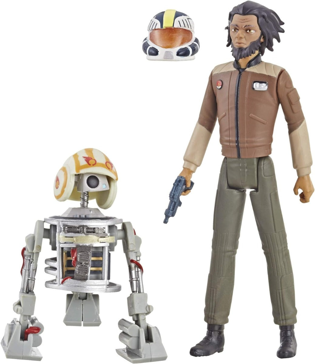 Star Wars Star Wars Resistance Jarek Yeager Animated Figure and Cube