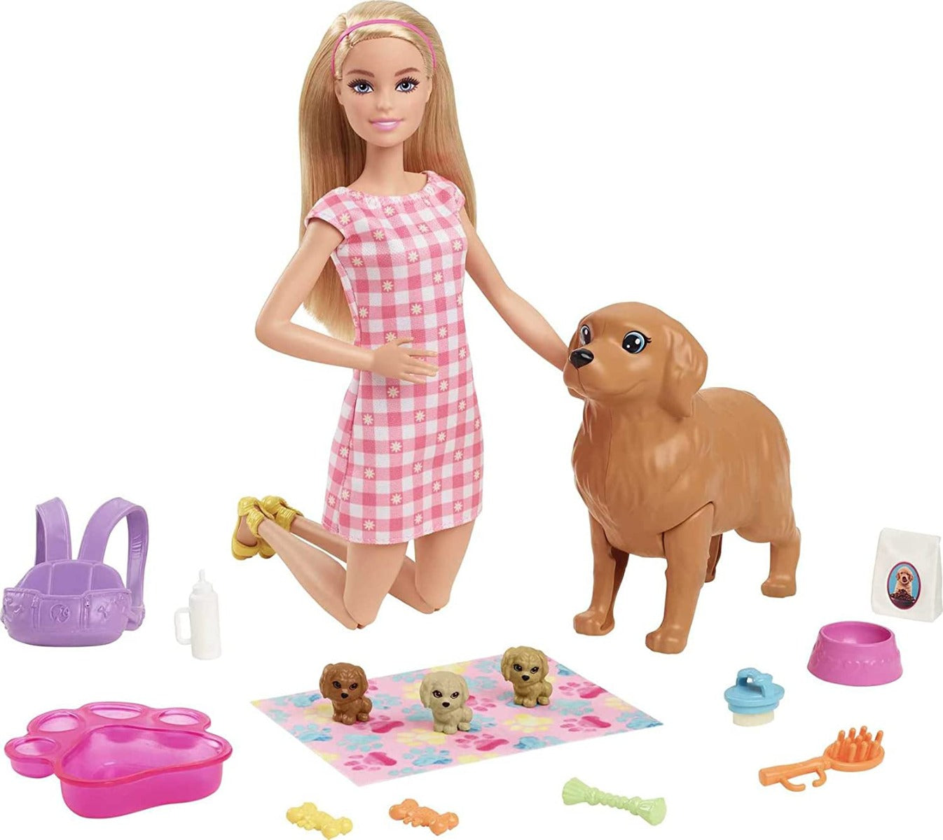 Barbie Newborn Puppies HCK75