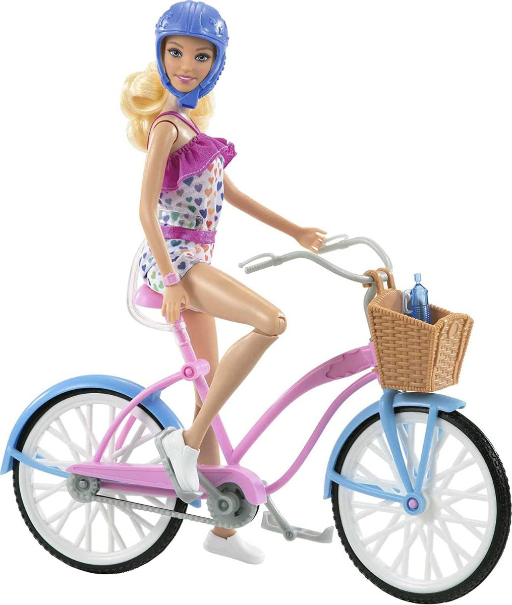 Barbie Bicycle with Doll HBY28