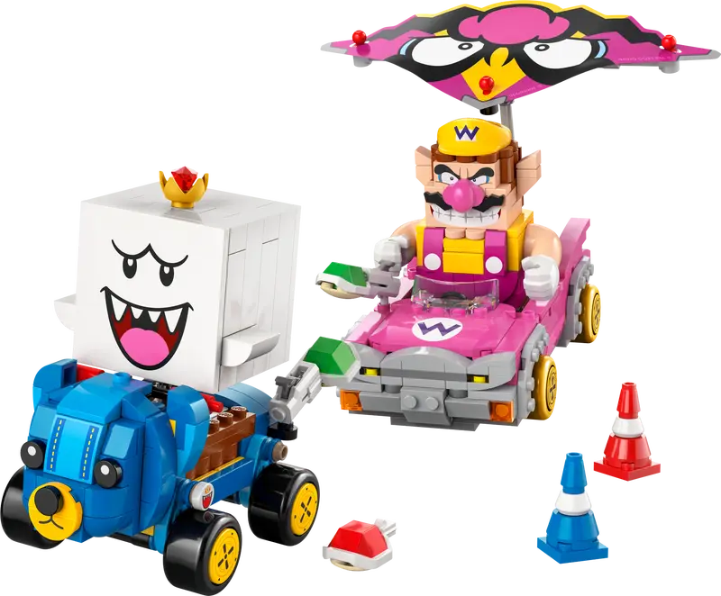 SUPER MARIO MARIO KART WARIO Y REY BOO 72038