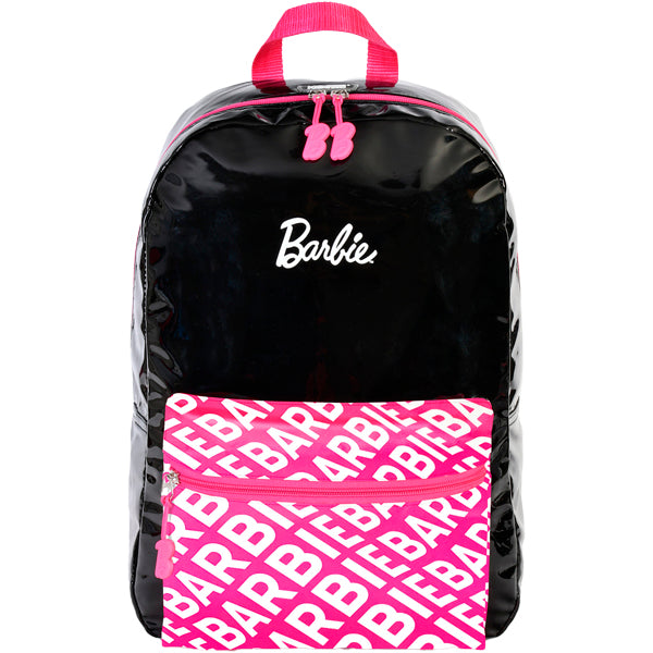 MOCHILA BARBIE NEGRO /ROSA