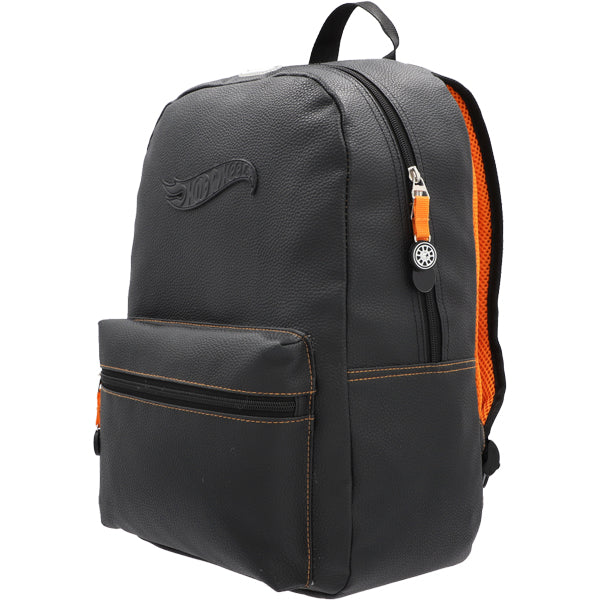MOCHILA HOT WHEELS NEGRO /NARANJA