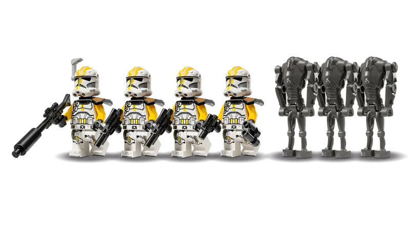 STAR WARS PACK DE COMBATE SOLDADOS CLON DEL 327 CUERPO ESTELAR 75431