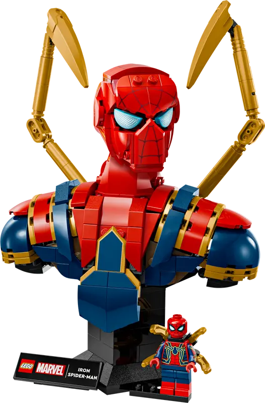 SUPER HEROES BUSTO DE IRON SPIDER MAN 76326