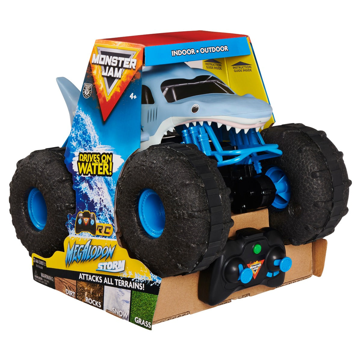 MONSTER JAM RC 1.10 MEGALODON STORM