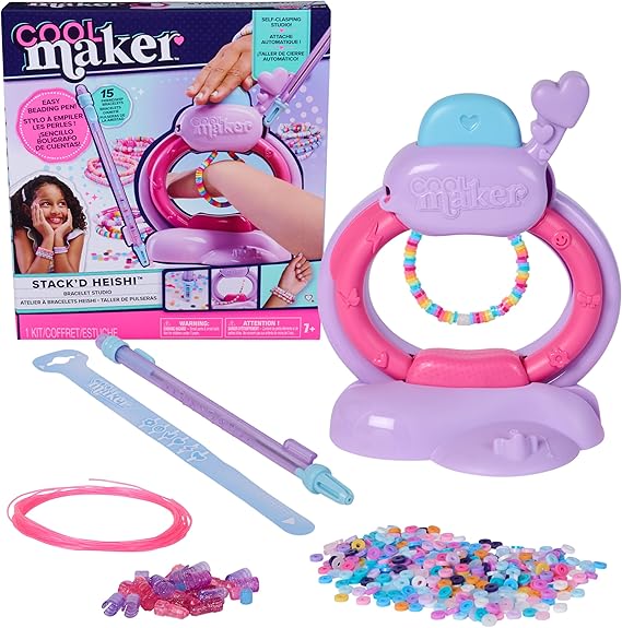 COOL MAKER STACK'D HEISHI STUDIO KIT DE FABRICACIÓN DE PULSERAS