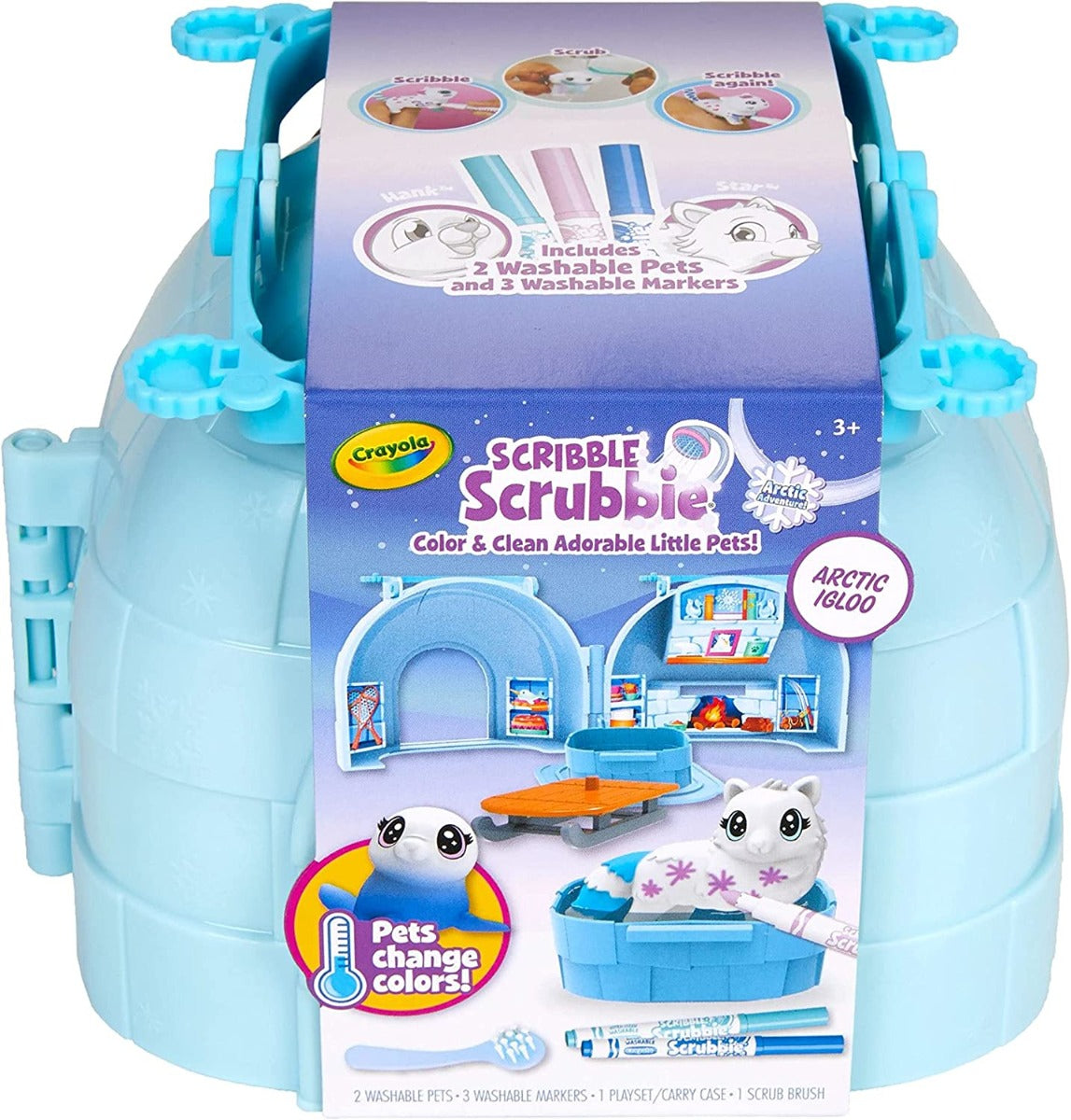 CRAYOLA Color Pets Scrubbie Arctic Igloo