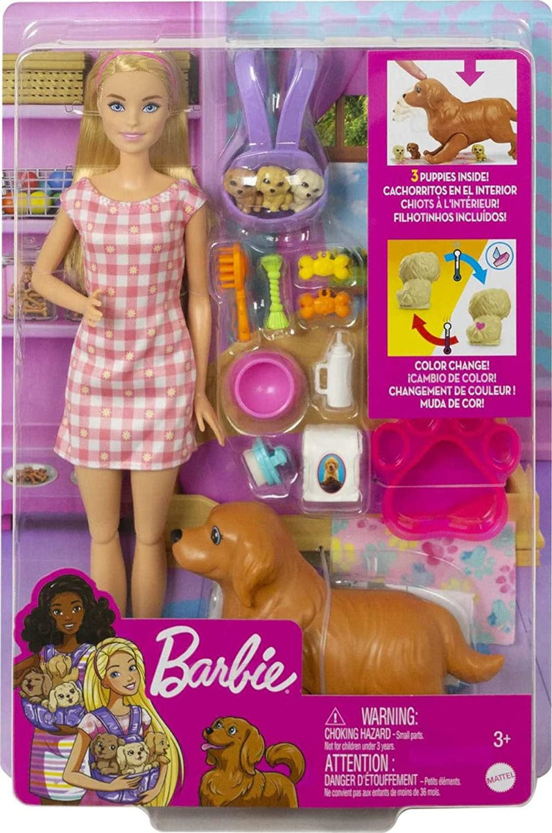 Barbie Newborn Puppies HCK75