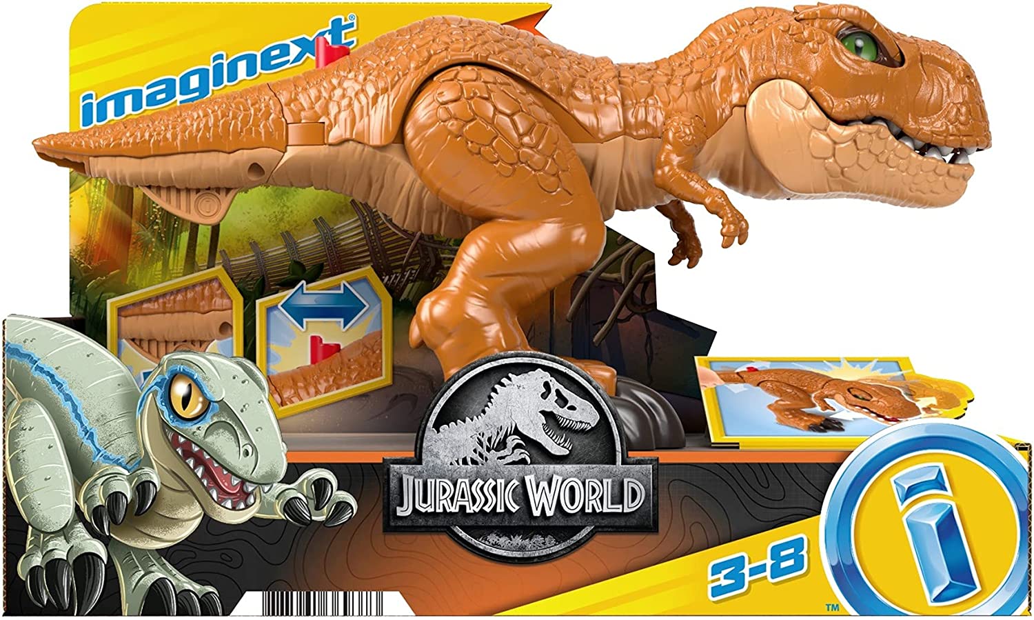 FP Imaginext Jurassic World T-Rex Combat Action