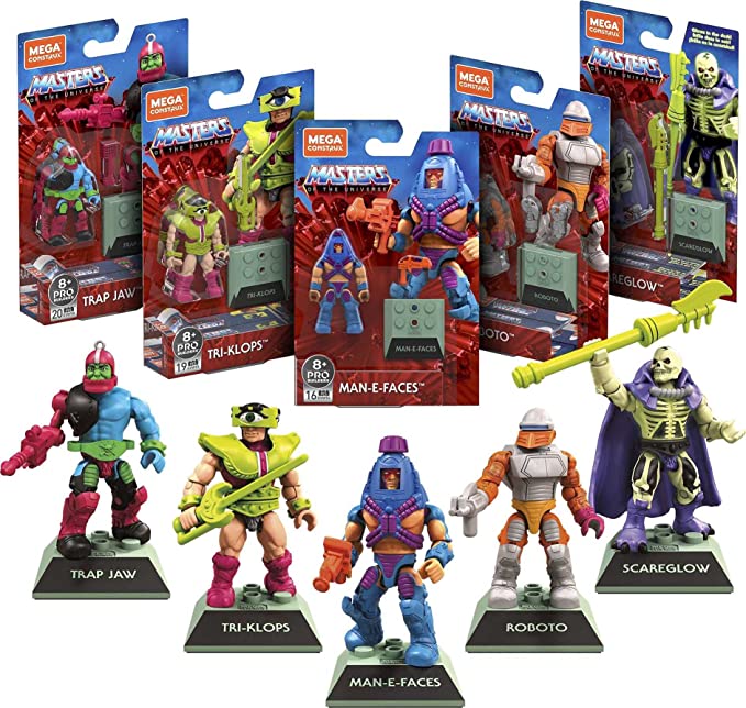 Megaconstrux Set 5 Masters Of The Universe Heroes