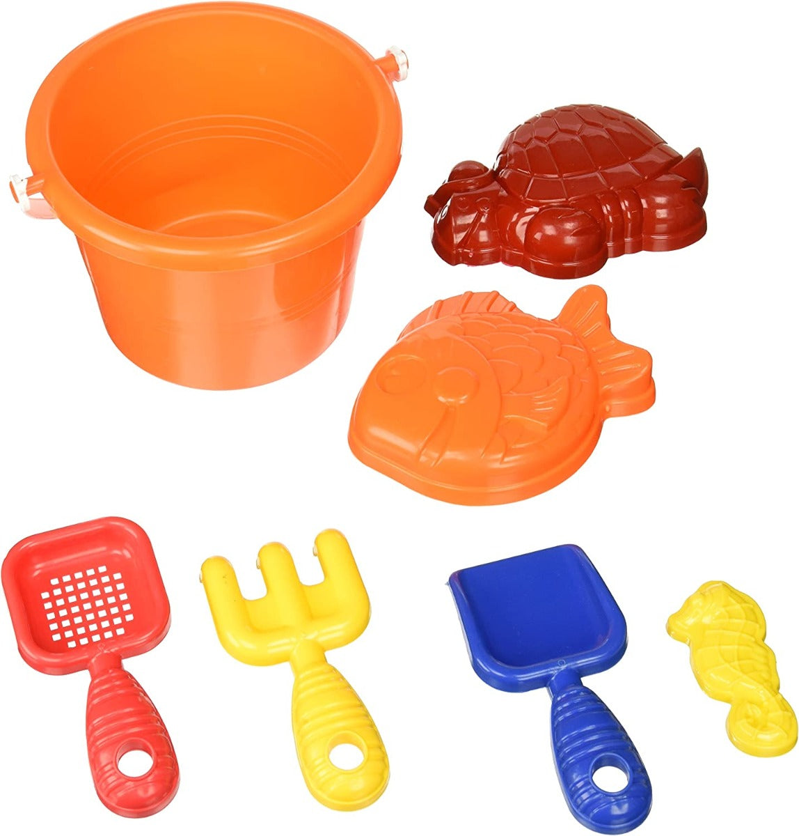 American Plastic 7-piece sand set