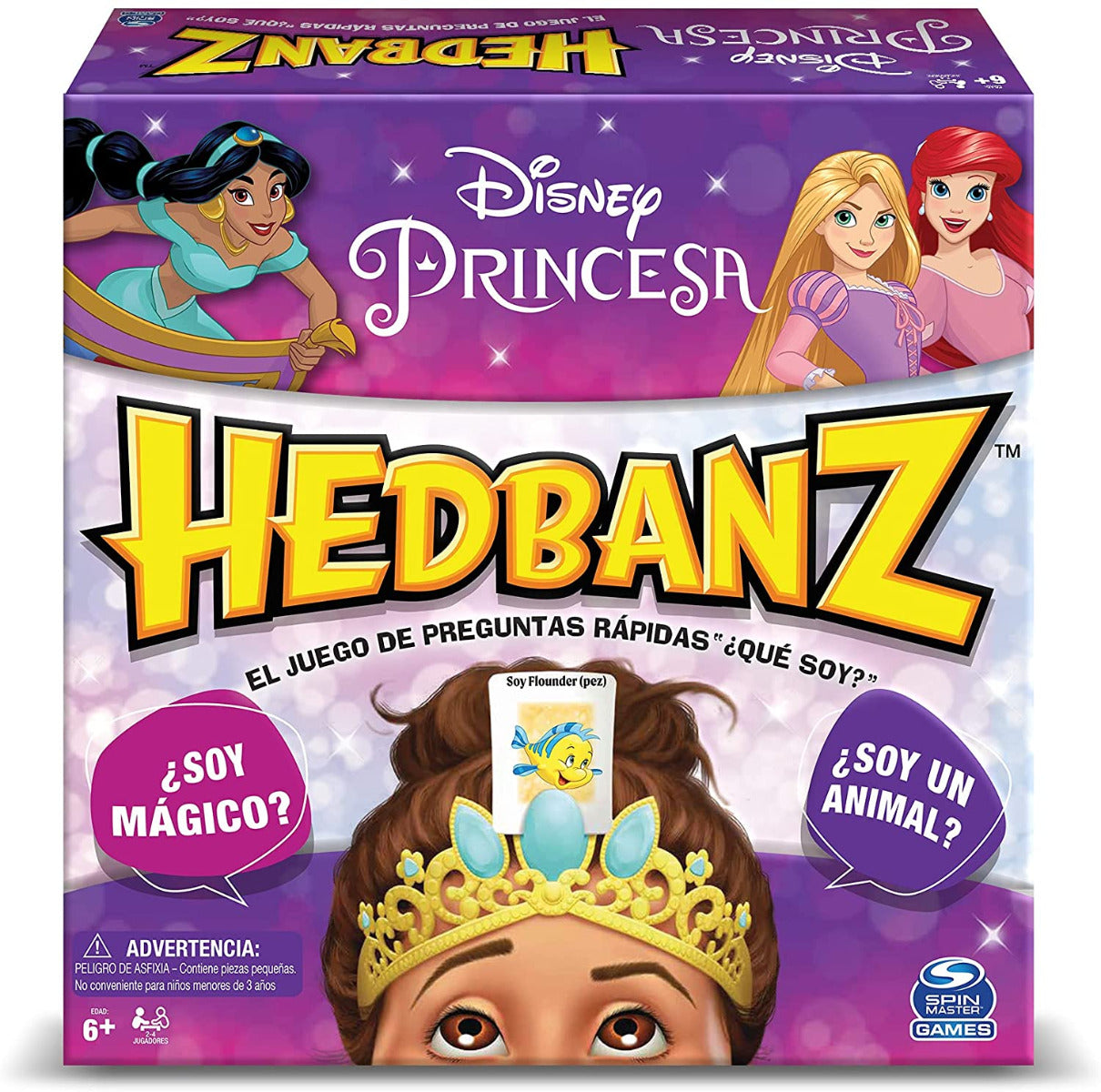 SpinMaster Games Hedbanz Disney Princesses