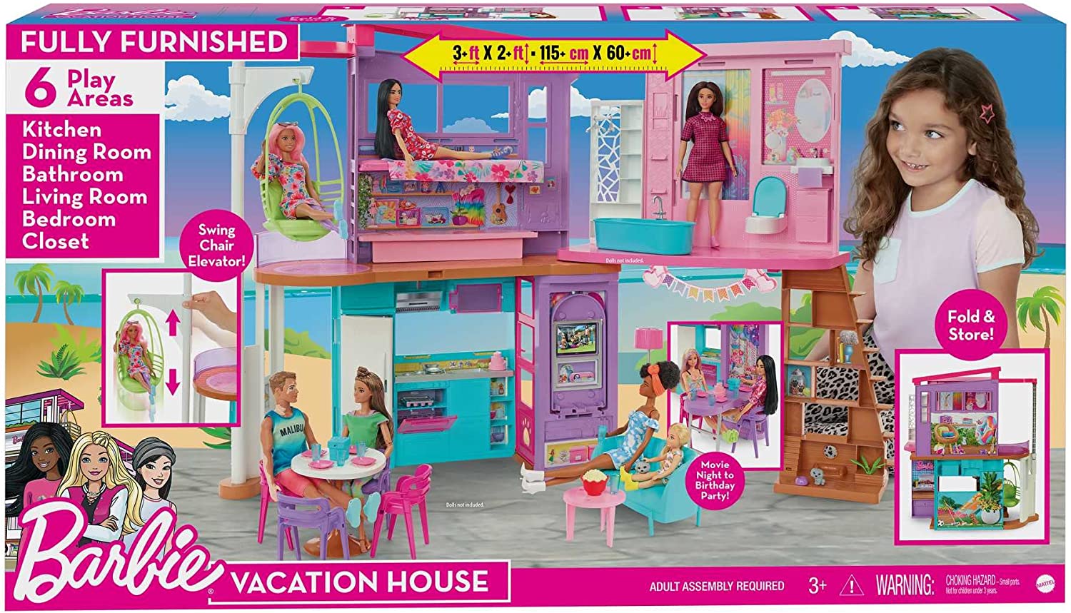 Barbie Malibu House HCD50