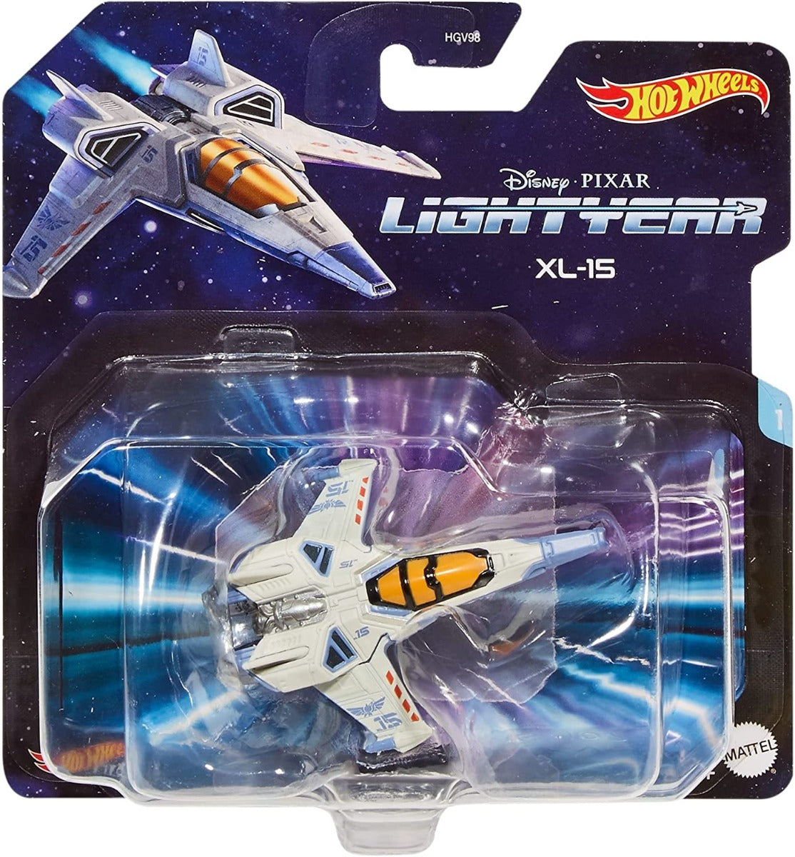 Hot Wheels Character Cars Lightyear Starship Asst