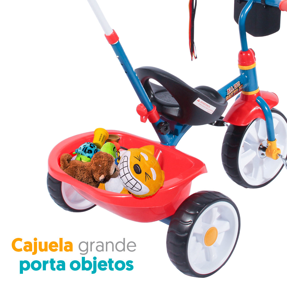 Triciclo Jurassic Deluxe Pushbar - Main Image