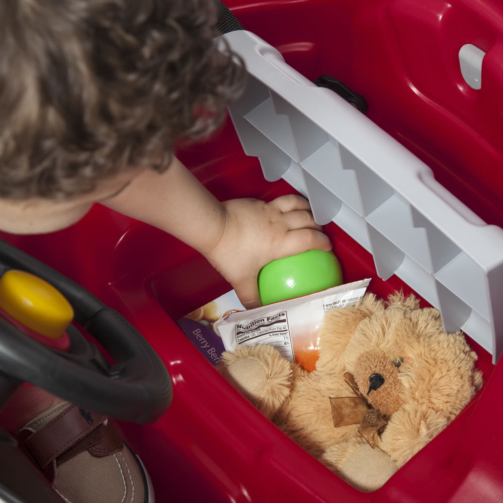 Red Cruiser Stroller with Extendable Handle