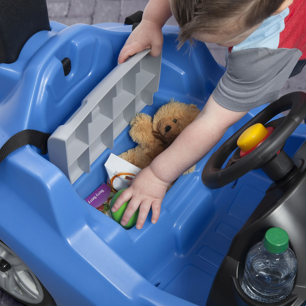 Blue Cruiser Stroller with Step2 Cane