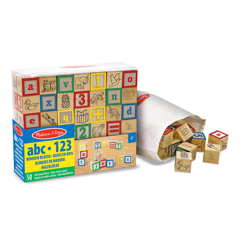 Melissa &amp; Doug Numbers and Letters Cubes