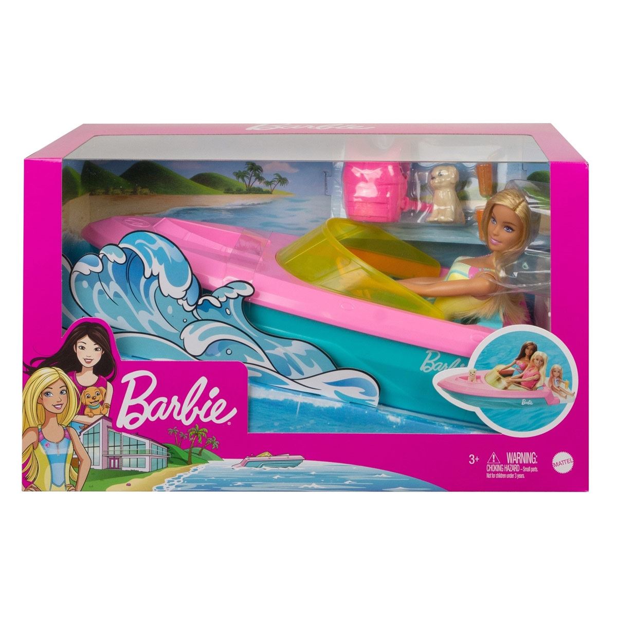 Barbie Water Boat with Doll GRG30