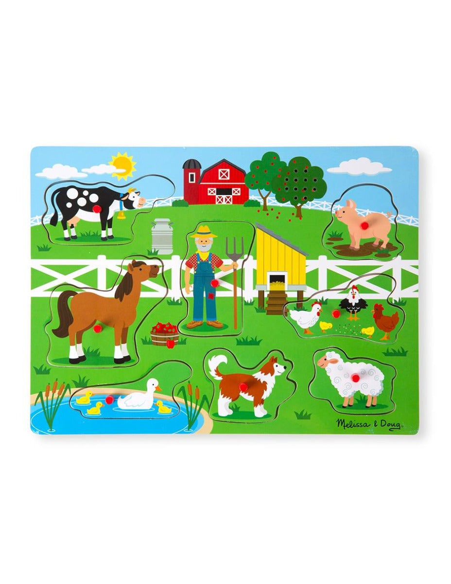 Melissa &amp; Doug Old McDonald's Sound Puzzle