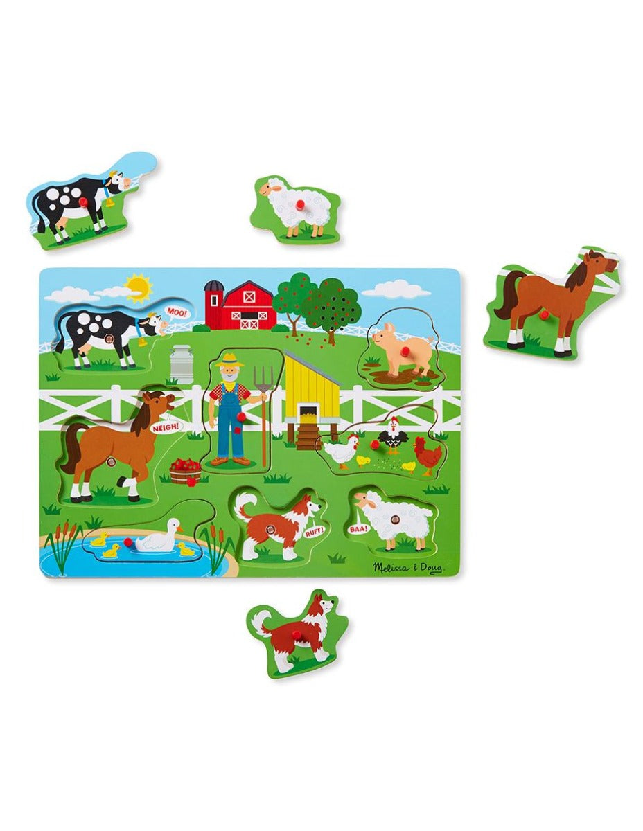 Melissa &amp; Doug Old McDonald's Sound Puzzle