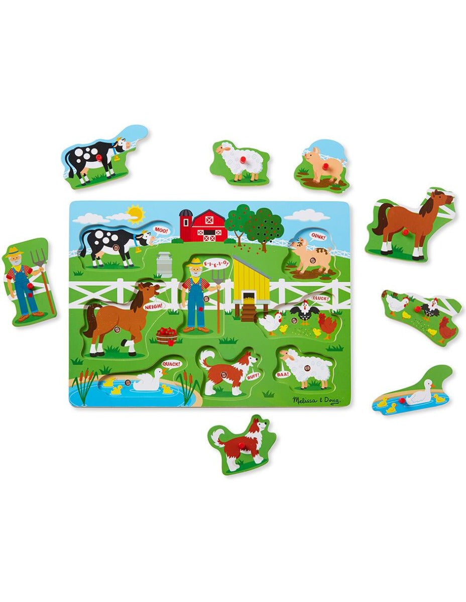 Melissa &amp; Doug Old McDonald's Sound Puzzle