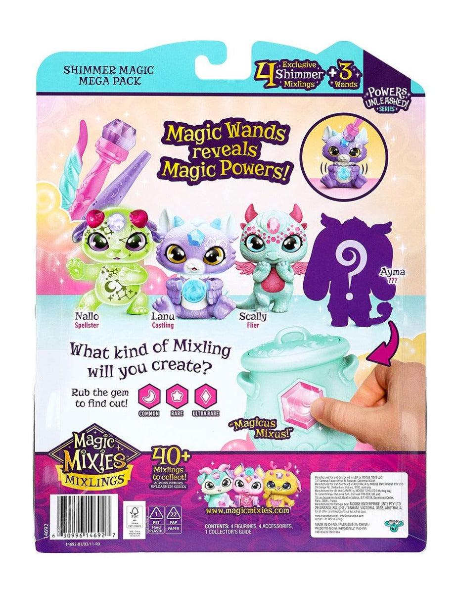 Magic Mixies Mixlings Shimmer Magic Mega Pack of 4