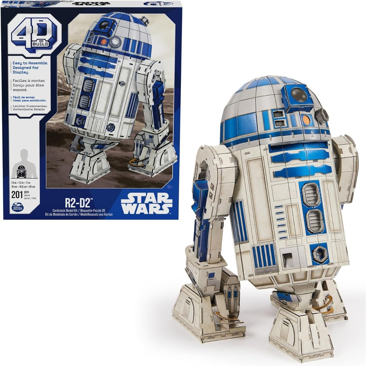 4D Build R2-D2 Craft Cardboard