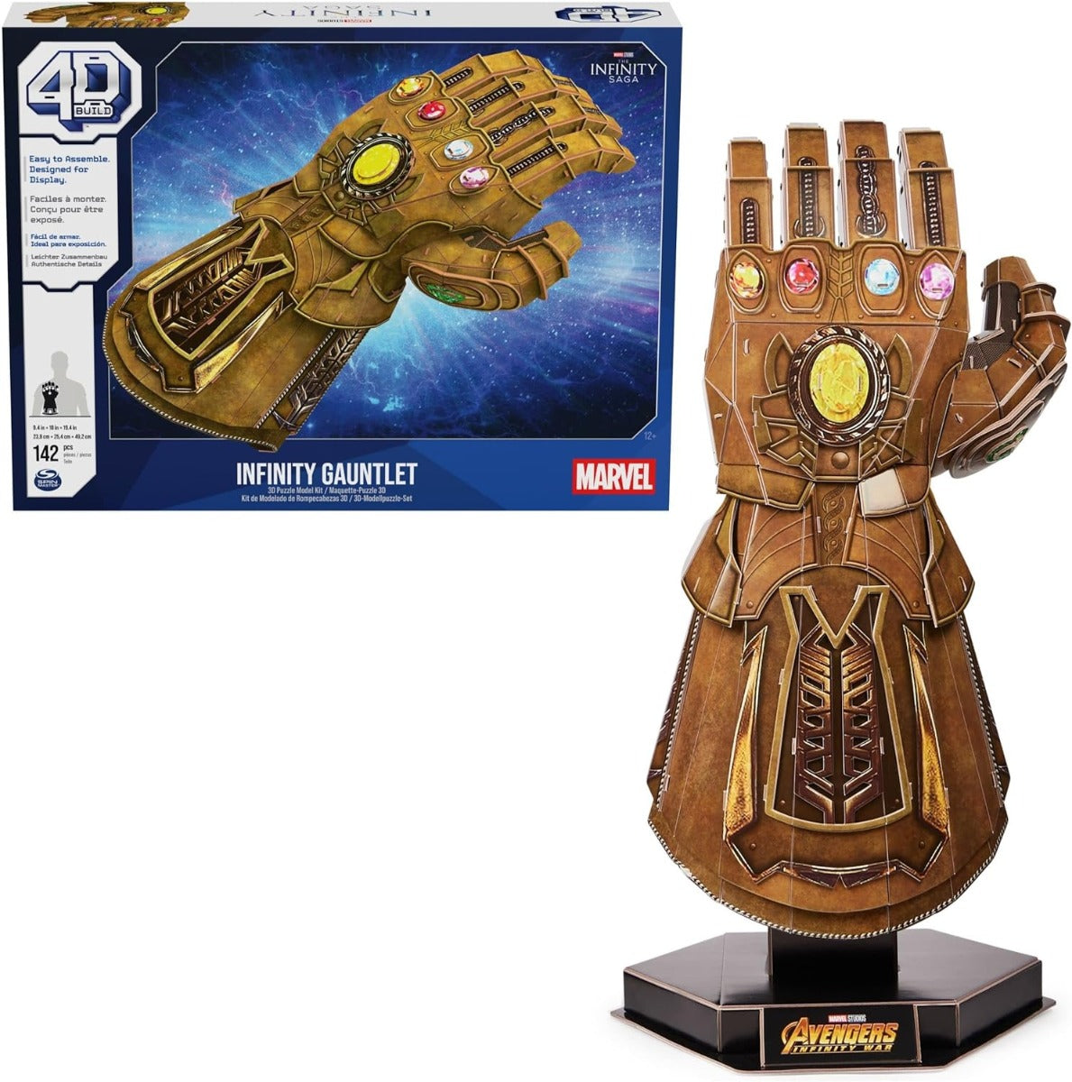 4D Build Marvel Infinity Gauntlet Puzzle Model Kit