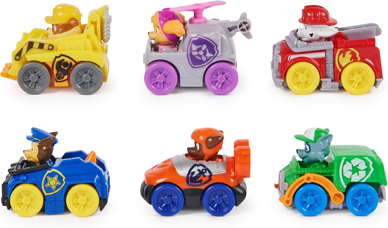 Paw Patrol Pup Squad Racers 6 Piece Vehicle Gift Set