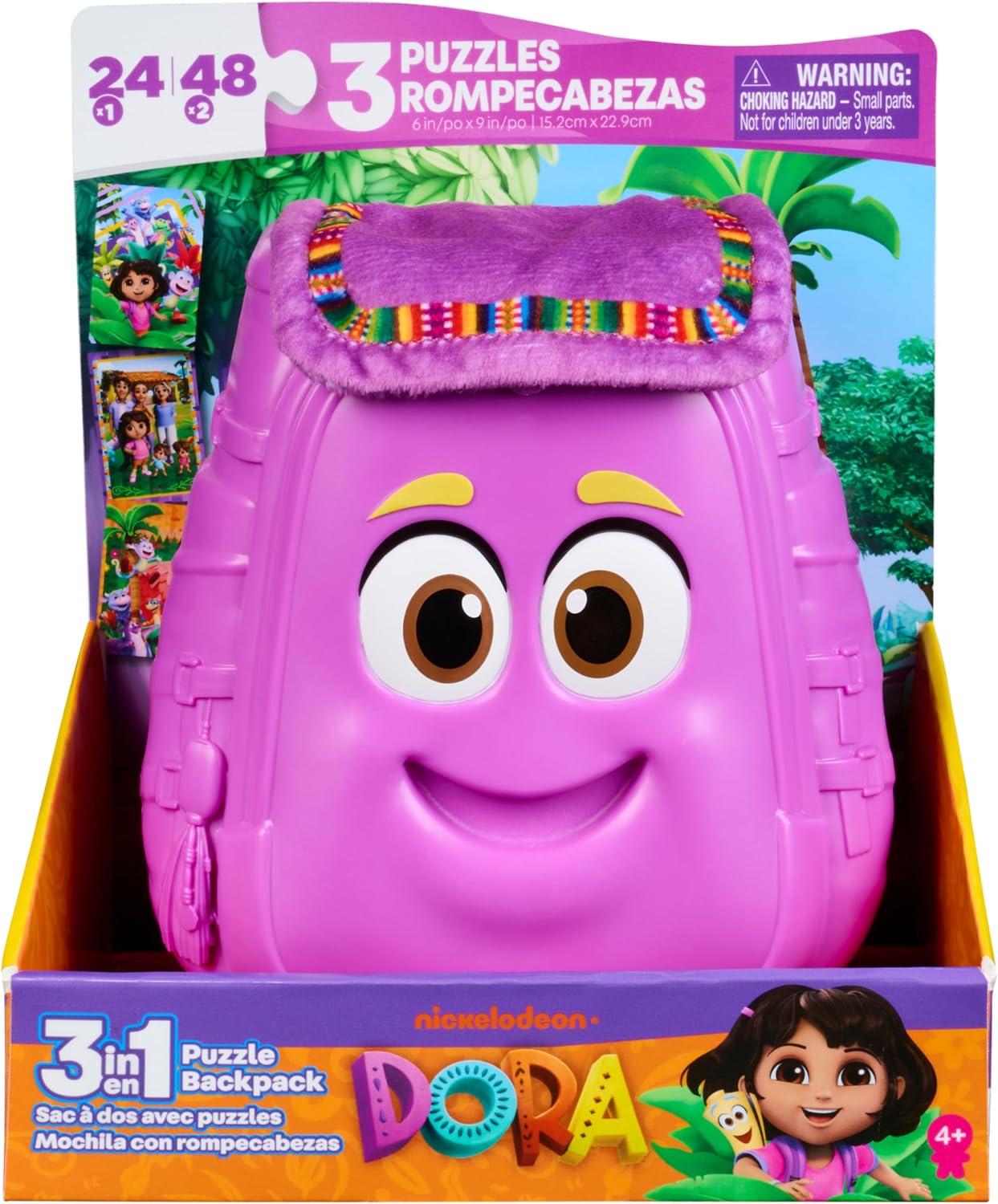 KPZ ROMPECABEZAS MOCHILA DORA 3 EN 1