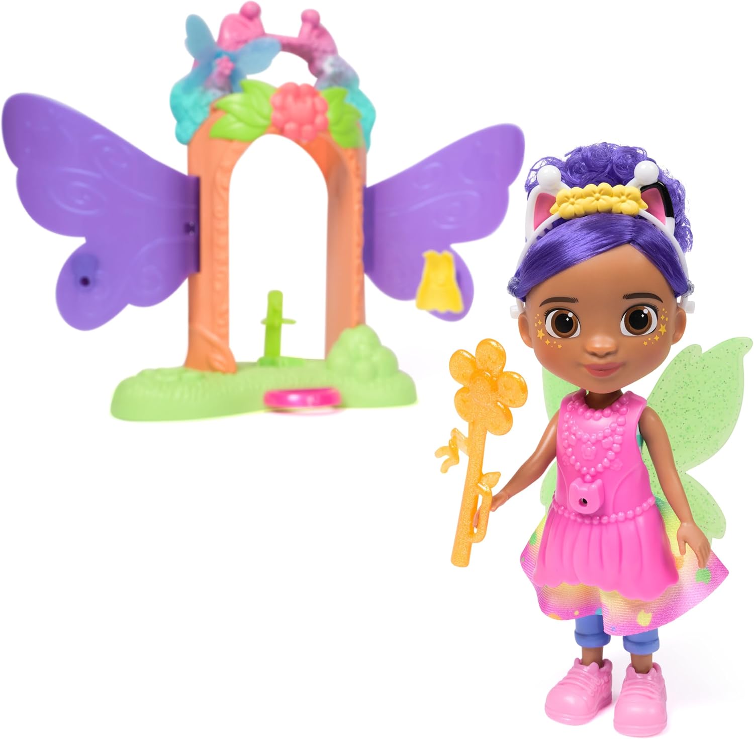 GABBY  DOLLHOUSE  SET DE JUEGO DE HADAS FAIRYLANDIA CON TRANSFORMACIËN