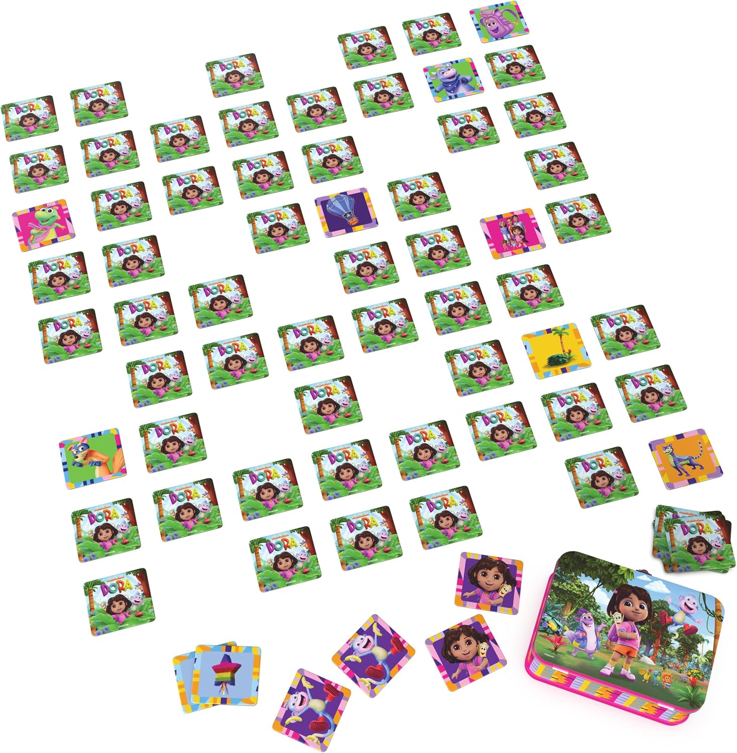 DORA MEMO GAME MINI TIN