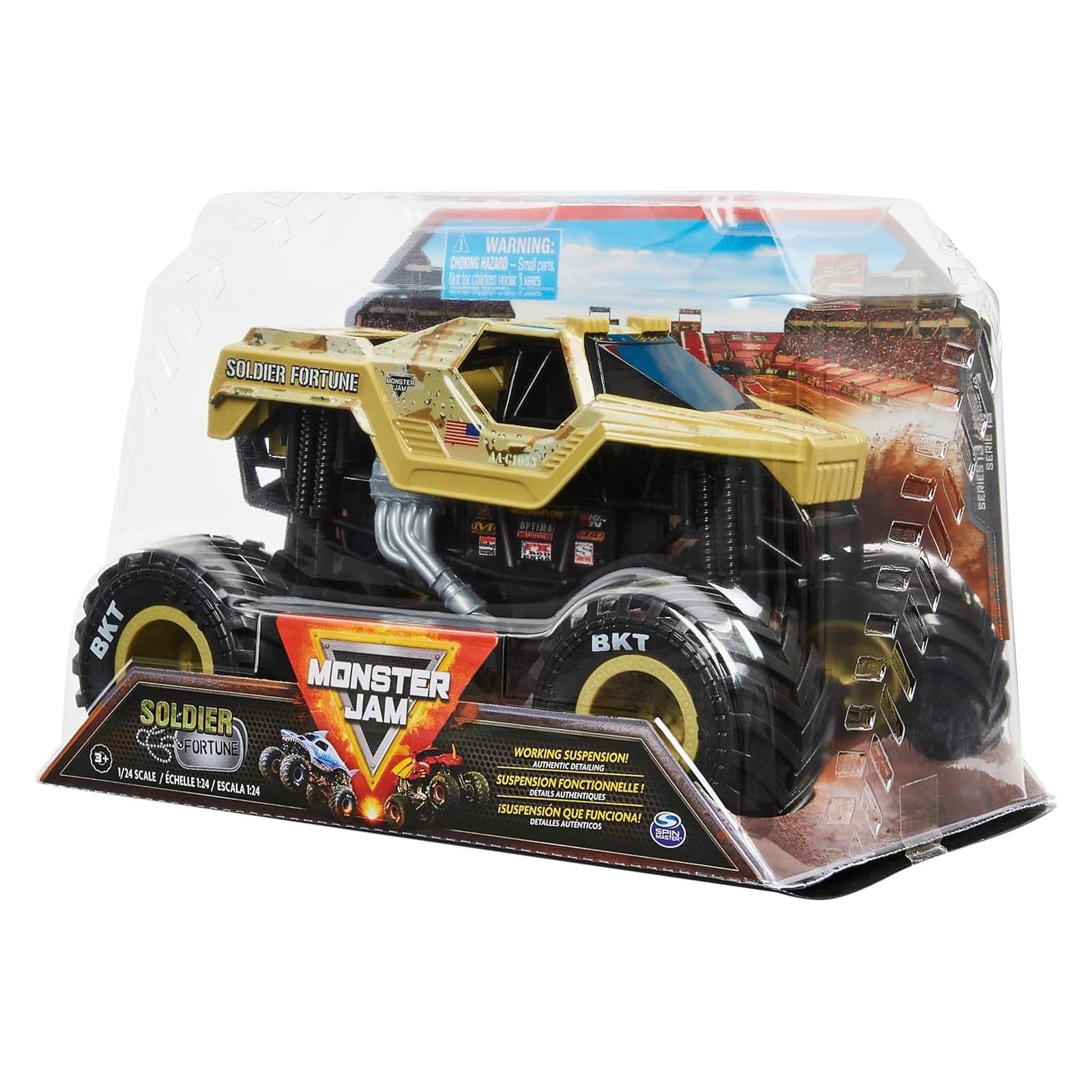 MONSTER JAM VEHICULO 1.24 TRUCKS