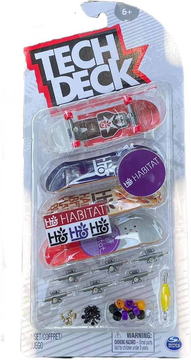 Tech Deck Sk8shop 4 Pack Finger Skateboards