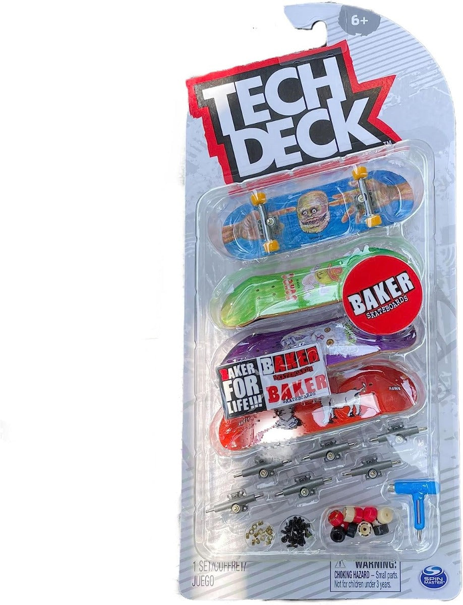 Tech Deck Sk8shop 4 Pack Finger Skateboards