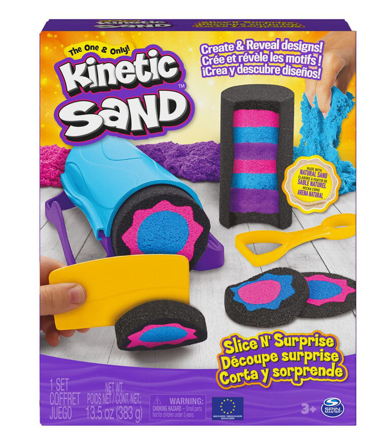 Kinetic Sand Cuts and Surprises