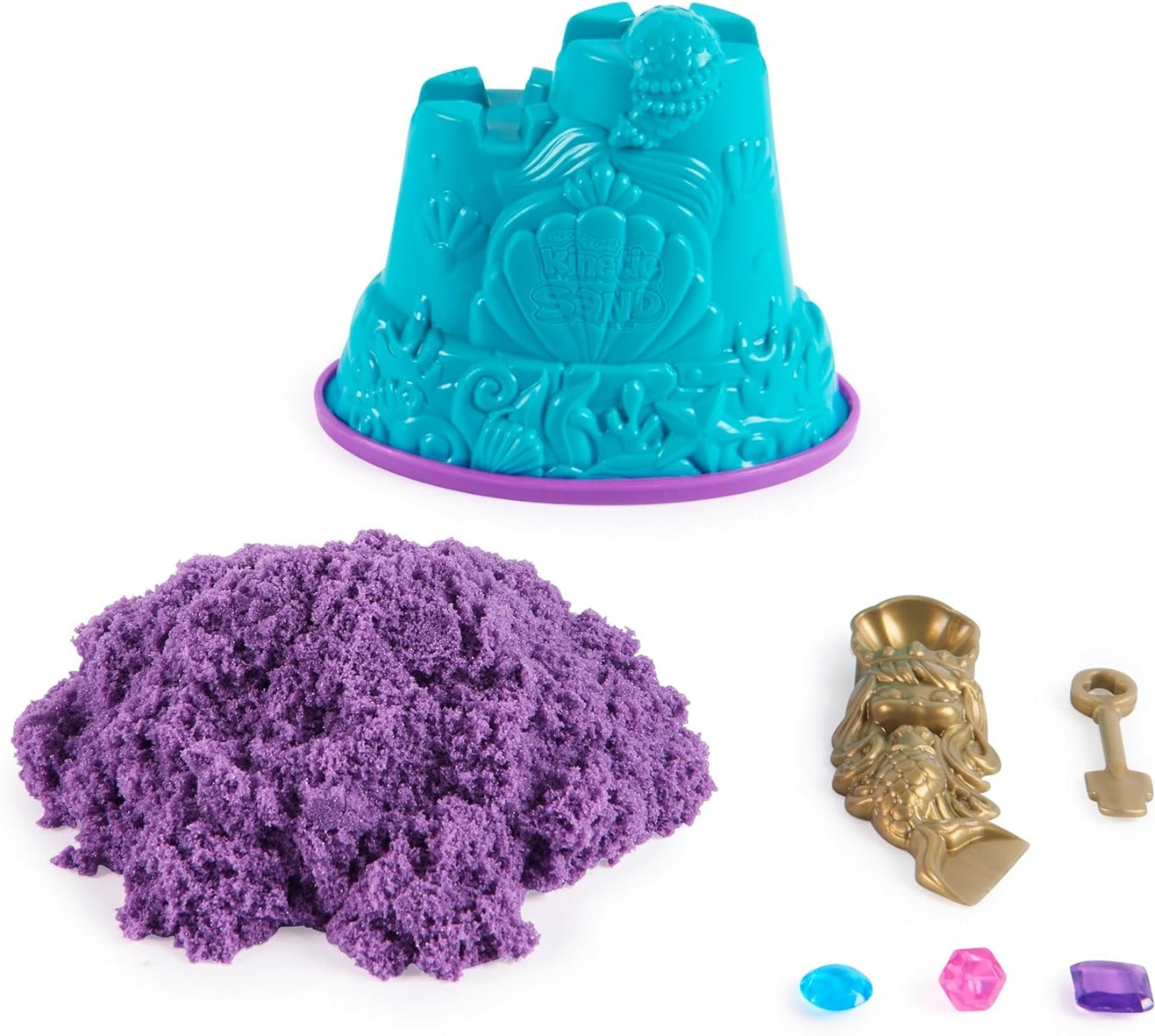 Kinetic Sand Mermaid Treasure with 170g of Kinetic Sand that shines