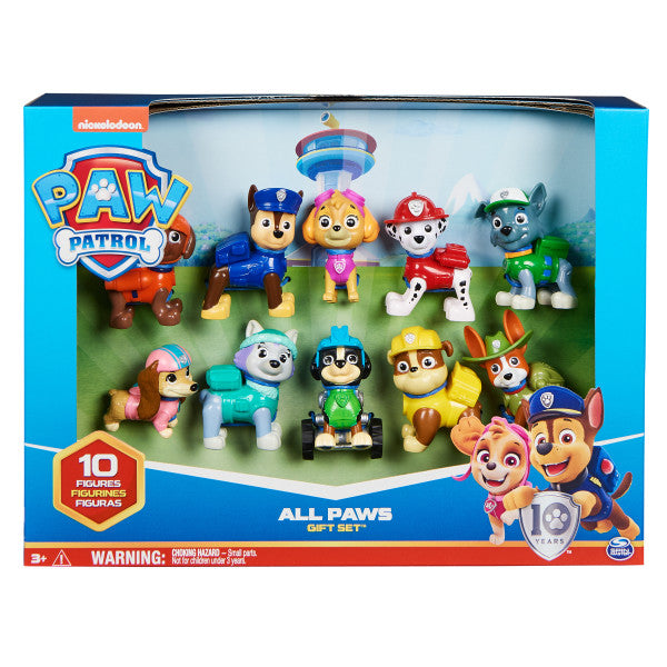 Paw Patrol Anniversary, Pack with 10 Figures