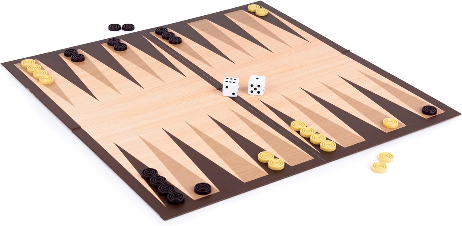 Spin Master Games Cardinal, Classic Backgammon Strategy Board Game