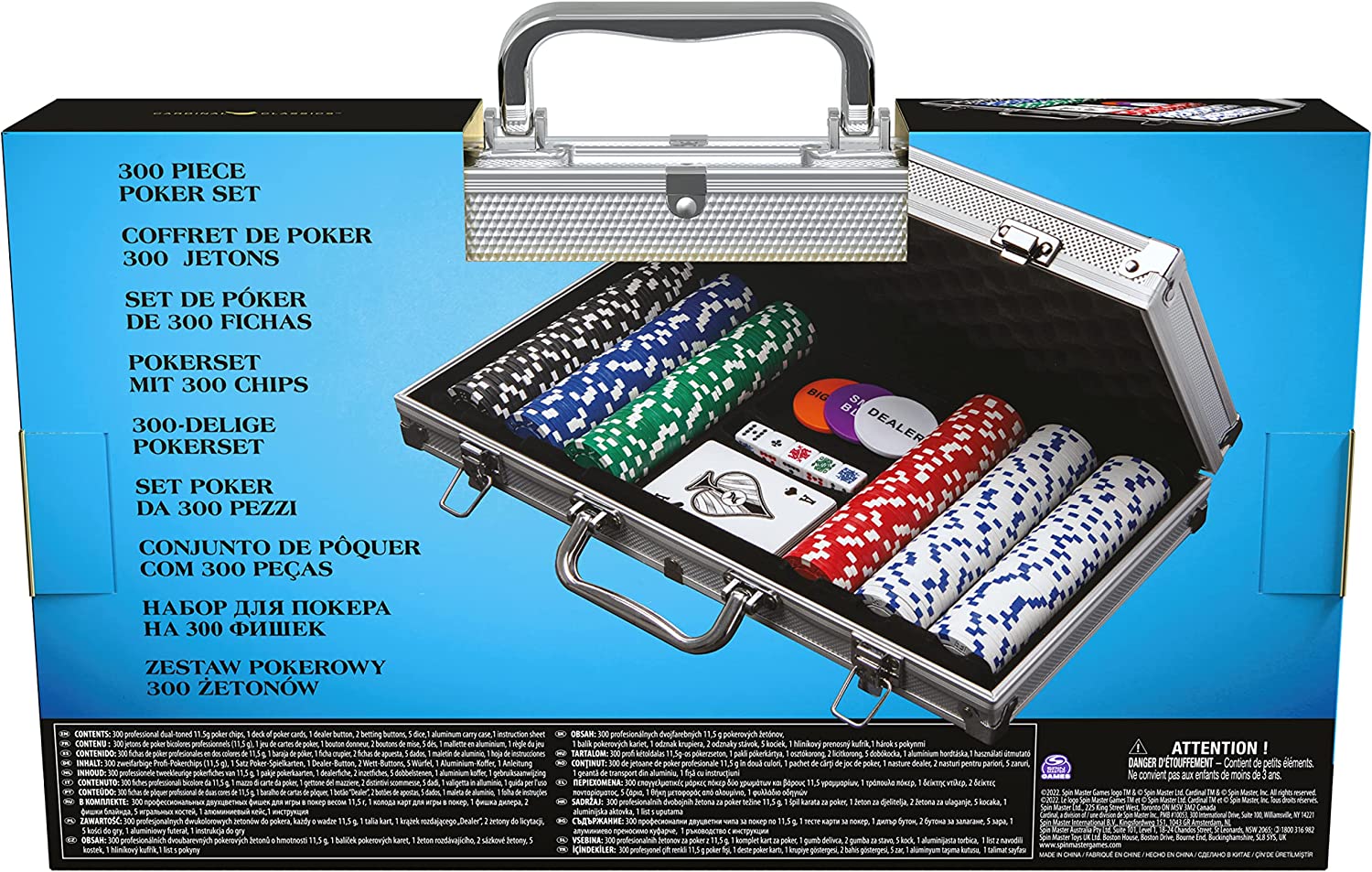 Spin Master Cardinal 300 Piece Poker Set with Case