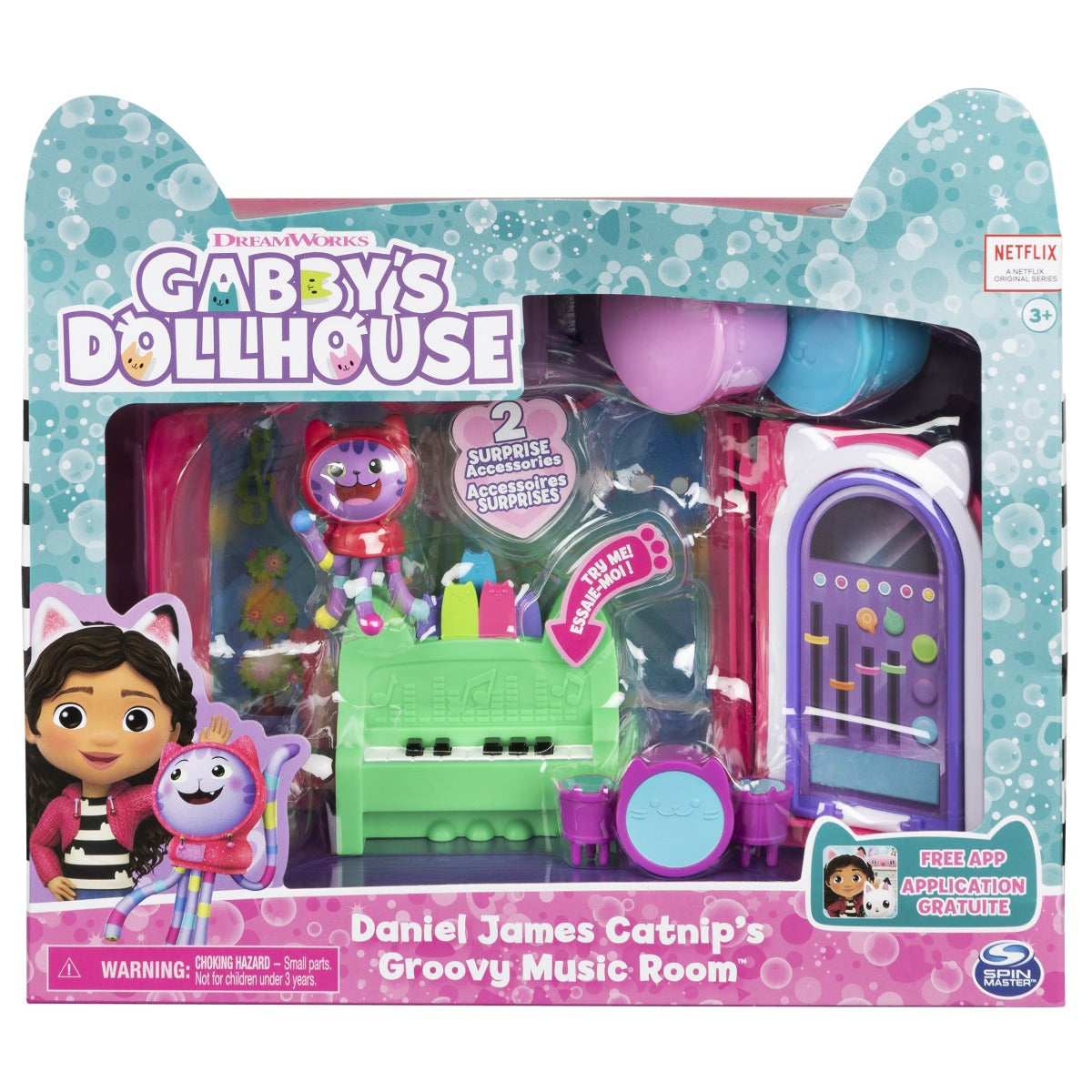 Gabby's Dollhouse Playroom with Car